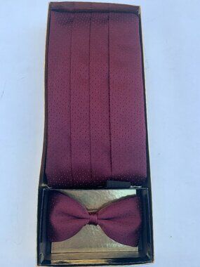 South Korai 100% Silk Cummerbund and Bow Tie Set